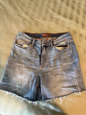 Judy Blue High-Rise Light Blue Denim Shorts XL